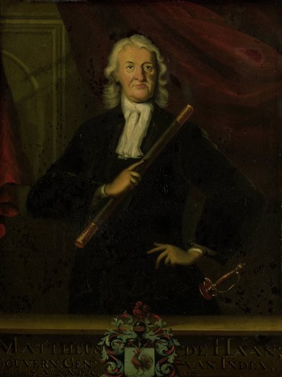 Portret Mattheusa de Haana, Generalnego Gubernatora Holenderskich Indii Wschodnich autorstwa anonymous (copy after)
