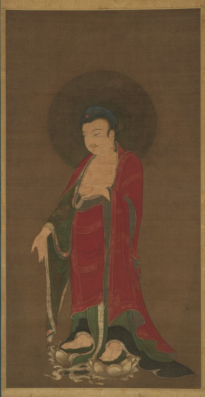 Budda Amitabha zstępujący ze swojej Czystej Krainy autorstwa anonymous 