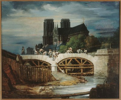 Francuski: Construction du pont de l