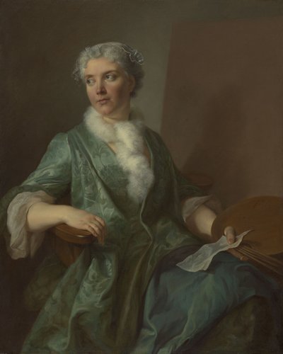 Portret kobiety artystki autorstwa anonymous 