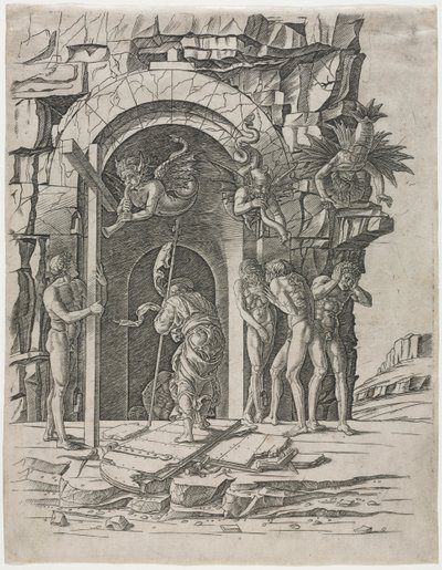 Zejście do Limbo autorstwa attributed to Andrea Mantegna