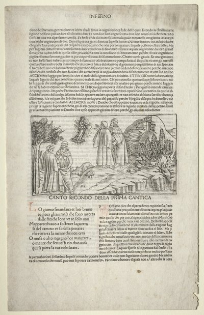 Dante i Virgil z wizją Beatrice autorstwa attributed to Baccio Baldini (Italian, c. 1436 1487)
