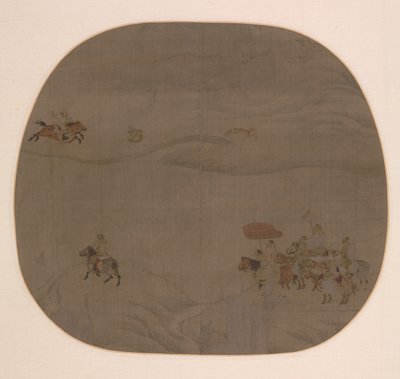 Jesienne polowanie autorstwa attributed to Chen Juzhong