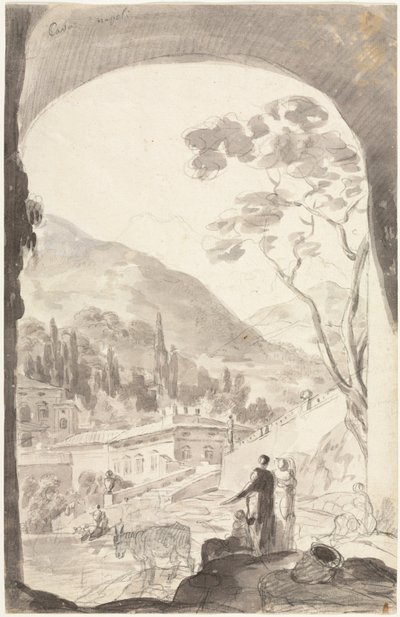 Kamieniołom w Neapolu autorstwa attributed to Jean Honoré Fragonard