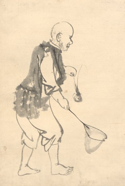 Rybak Krewetek autorstwa attributed to Kono Bairei