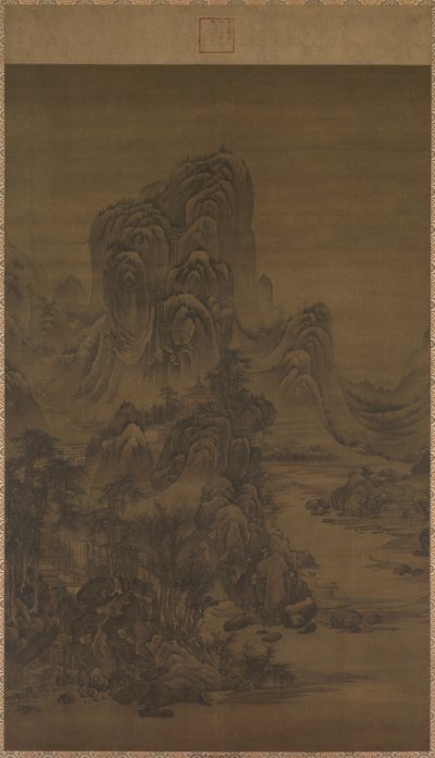 Krajobraz w stylu Jurana autorstwa attributed to Liu Du