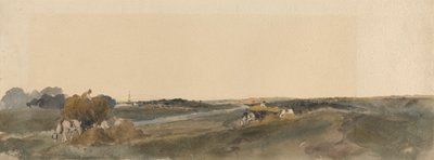 Sianokosy na brzegach rzeki Lincolnshire autorstwa attributed to Peter DeWint