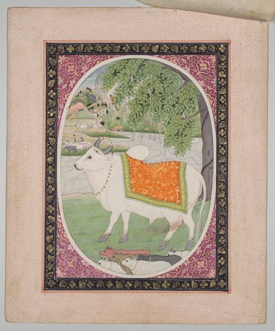 Byk, z serii Mandi Astrologia autorstwa attributed to Sanju
