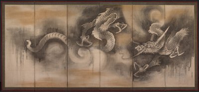 smok autorstwa attributed to Soga Nichokuan