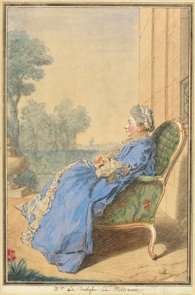 Madame Księżna Mortemart autorstwa called Carmontelle Louis de Carrogis