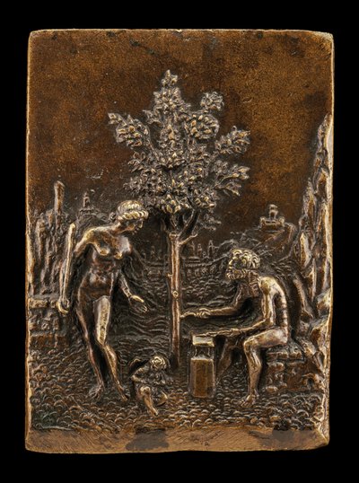 Wenus, Kupidyn i Vulcan autorstwa called Riccio Andrea Briosco