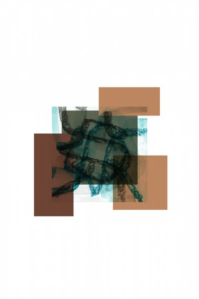 Ziemista abstrakcyjna geometria autorstwa cartissi