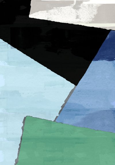 Nowoczesne kształty w stylu color block autorstwa cartissi