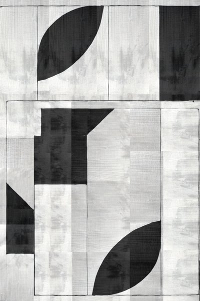 Nowoczesna geometria w monochromatycznej kolorystyce autorstwa cartissi