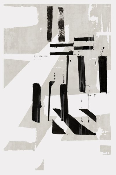 Monochromatyczne abstrakcyjne linie autorstwa cartissi