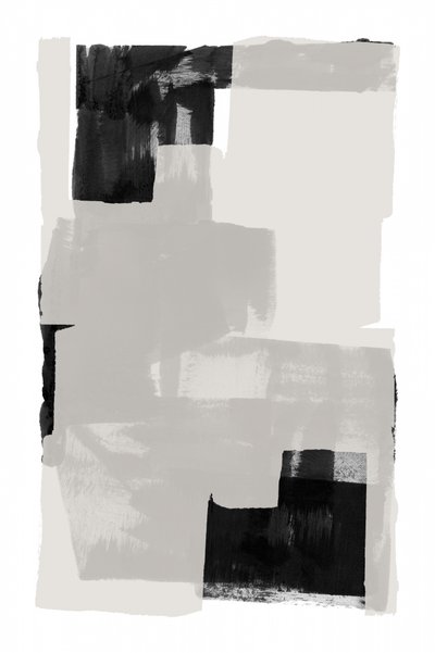 Monochromatyczna geometria pociągnięć pędzla autorstwa cartissi
