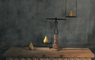 Rustykalna kompozycja z gruszkami autorstwa chenyi wang