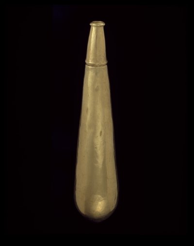Butelka Koki w Kształcie Łzy, 200-1600 AD (złoto) autorstwa civilization Quimbaya