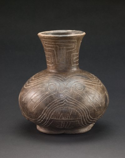 Naczynie z inkrustowanymi motywami, ok. 1400-1600 (ceramika) autorstwa culture Mississippian