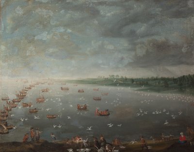 Polowanie na łabędzie autorstwa de Coninck