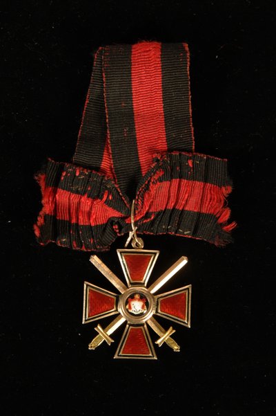 Riband i Odznaka Orderu Świętego Włodzimierza, IV klasa, XIX w. autorstwa decorations and medals Orders