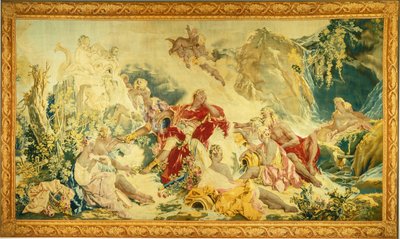 Sen Rinaldo autorstwa design and cartoon by François Boucher; woven under the direction of Jean Baptiste Oudry and Nicolas Besnier at