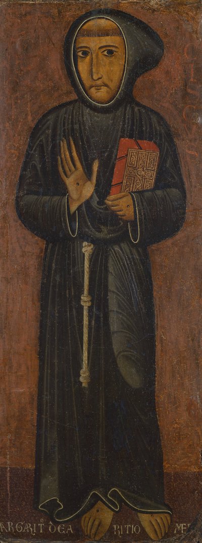 Przedstawienie św. Franciszka z Asyżu (obraz na drewnie) autorstwa di Magnano da Arezzo Margaritone