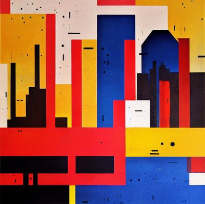 Sztuka kształtów geometrycznych, wydruki na płótnie, rodzime kolory autorstwa F. Abderrahim