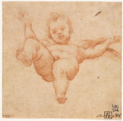 Latający Kupidyn autorstwa follower of Annibale Carracci