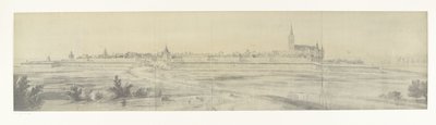 Widok na Elburg, 1672 Zdjęcia rysunków z najazdu francuskiego na Holandię w 1672 roku autorstwa Adama Fransa van der Meulena zachowanych w Manufacture des Gobelins (tytuł serii) autorstwa frères Moreau