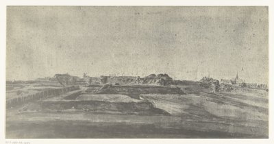 Widok Maastricht, 1672 Zdjęcia rysunków z najazdu francuskiego na Holandię w 1672 roku autorstwa Adama Fransa van der Meulena zachowanych w Manufacture des Gobelins (tytuł serii) autorstwa frères Moreau