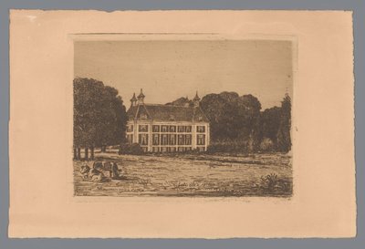 Widok z łąki w Waterland Estate autorstwa jonkheer Barthold Willem Floris van Riemsdijk