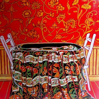 Dining Out, 2014 (zaczynając od mediów mieszanych) autorstwa linda arthurs