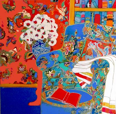 Stuffed and Comfy, 2017 (wszystko mieszane) autorstwa linda arthurs