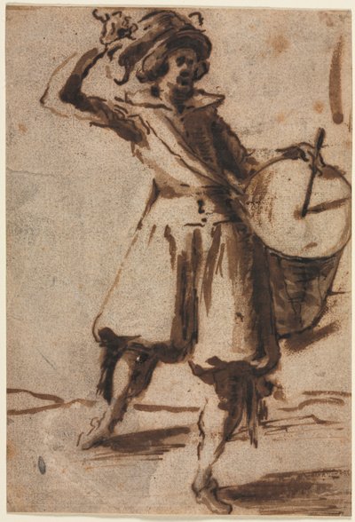 Perkusista autorstwa manner of Jacques Callot