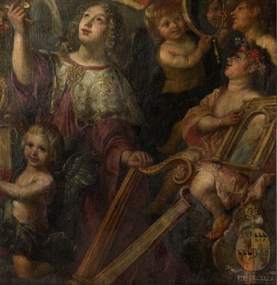 Kościół parafialny (Sint-Walburgakerk). Obraz. Nicolasa De Liemaeckère. autorstwa or Liemaecker Nicolaas de Liemakere