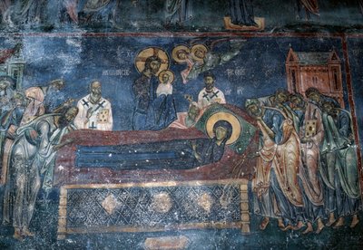 Zaśnięcie Dziewicy autorstwa Theodore Charles Ange Coquelin