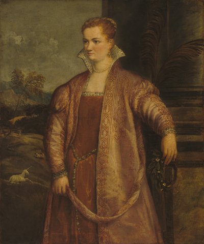 Irena ze Spilimbergo autorstwa possibly begun by Gian Paolo Pace Assistant of Titian