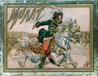 Okładka albumu „”Joachim Murat (1767-1815)””. Grawerowanie: Jacques Marie Gaston Onfray de Breville dit Job (1858-1931) autorstwa pseudonym for Onfray de Breville Jacques Job