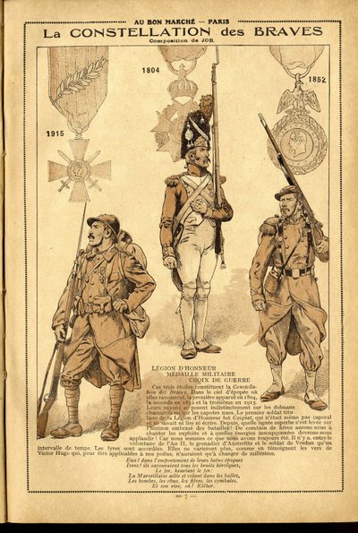 Dziennik Bon Marche 1917 - Ilustracja Hioba (Jacques Marie (Jacques-Marie) Gaston Onfray i Breville) (1858-1931): 1905 autorstwa pseudonym for Onfray de Breville Jacques Job