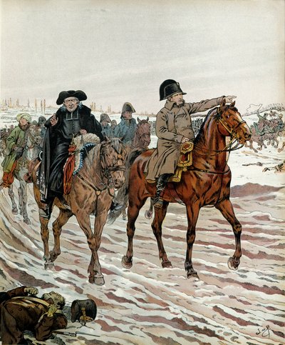 Podczas kampanii francuskiej, po bitwie pod Brienne 29 stycznia autorstwa pseudonym for Onfray de Breville Jacques Job