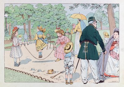 Jacques Marie Gaston Onfray de Breville z pracy (1858 - 1931); Ilustracja z książki „Les epees de France””: Strażnik placu w XIX wieku; Zb, część autorstwa pseudonym for Onfray de Breville Jacques Job