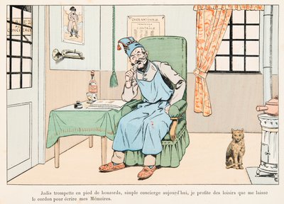 Jacques Marie Gaston Onfroy de Breville dit JOB (1858-1931) - Half Balance Writing Memories, Private Collection autorstwa pseudonym for Onfray de Breville Jacques Job