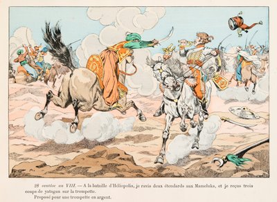 Jacques Marie Gaston Onfroy de Breville dit JOB (1858-1931) - Husard podczas kampanii egipskiej (1798-1801) pod dowództwem Napoleona Bonaparte, kolekcja prywatna autorstwa pseudonym for Onfray de Breville Jacques Job