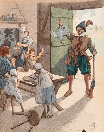 Jacques Marie Gaston Onfroy de Breville dit JOB (1858-1931) - Nocnik w czasach Henryka IV (1553-1610), zbiory prywatne autorstwa pseudonym for Onfray de Breville Jacques Job