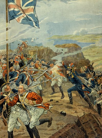 Armia Renu i rewolucja francuska 1789: Napoleon I Bonaparte (1769-1821) zaatakował Anglików w Tulonie w 1793 roku. Granice południowej Francji są najeżdżane przez mocarstwa skoalizowane przeciwko rewolucji. W szczególności Anglicy zajęli Tulon autorstwa pseudonym for Onfray de Breville Jacques Job