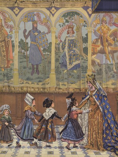 Prowincje francuskie przyłączone do królestwa Francji za panowania Ludwika XI (kolor lito) autorstwa pseudonym for Onfray de Breville Jacques Job