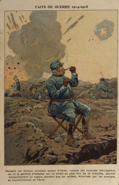 WW1: Teczka generała (ilustracja) autorstwa pseudonym for Onfray de Breville Jacques Job