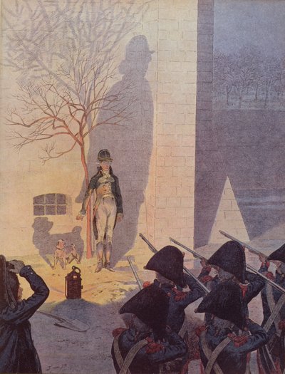 Egzekucja księcia Enghien autorstwa pseudonym for Onfray de Breville Job