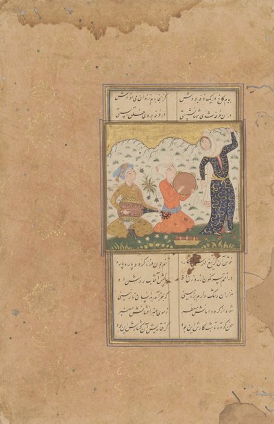 Dama i Muzycy autorstwa School Iranian